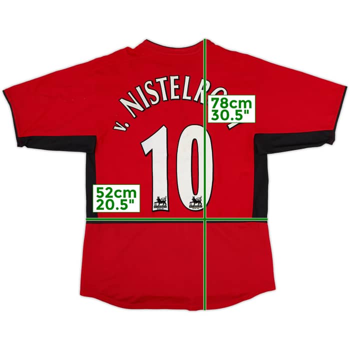 2002-04 Manchester United Home Shirt v. Nistelrooy #10 (M)