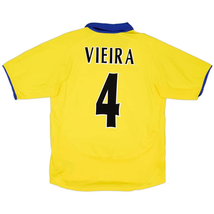 2003-05 Arsenal Away Shirt Vieira #4 - 8/10 - (M)