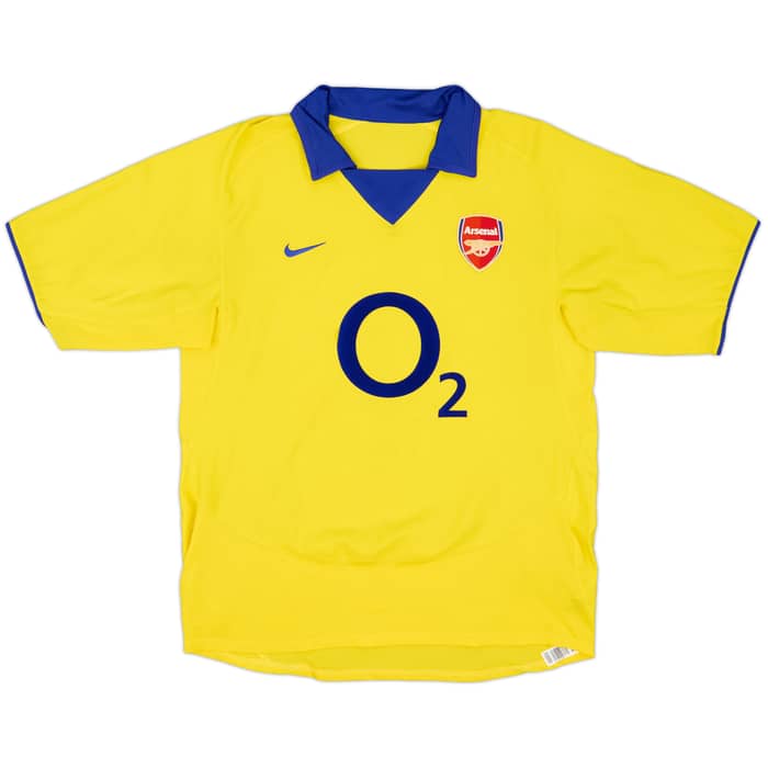 2003-05 Arsenal Away Shirt Vieira #4 - 8/10 - (M)