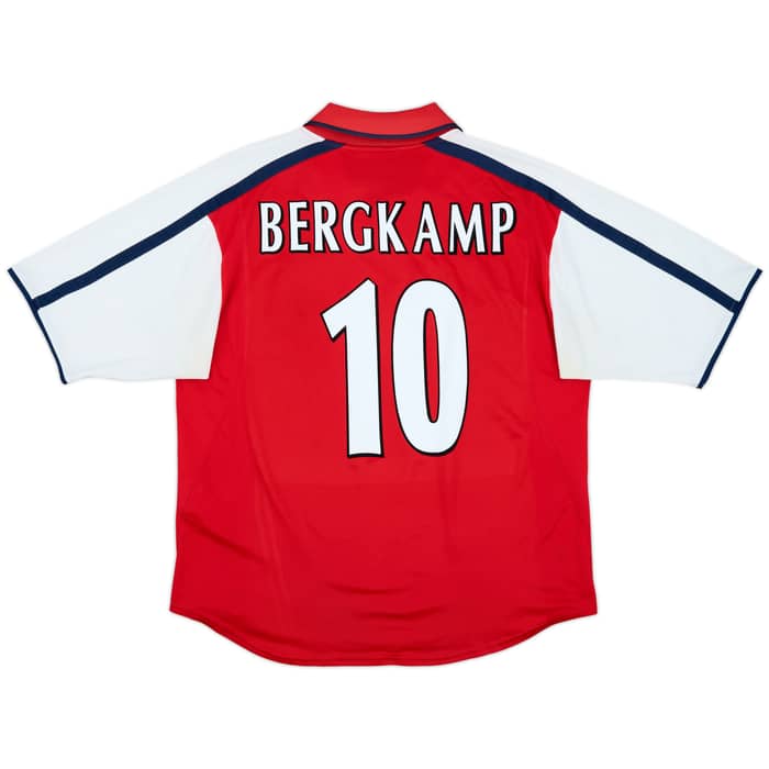 2000-02 Arsenal Home Shirt Bergkamp #10 - 6/10 - (L)