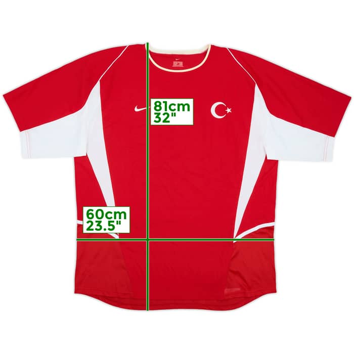 2003-04 Turkey Home Shirt - 8/10 - (XXL)