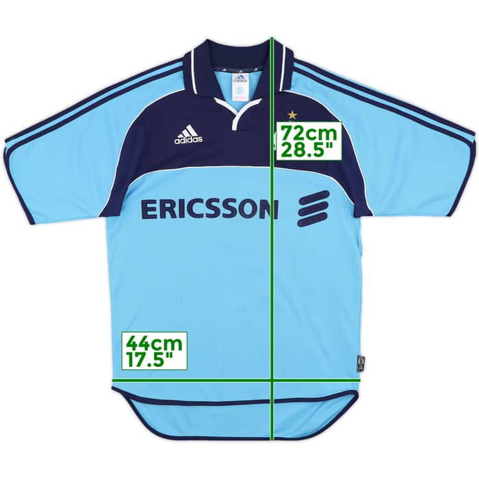 2000-01 Olympique Marseille Away Shirt - 7/10 - (S)
