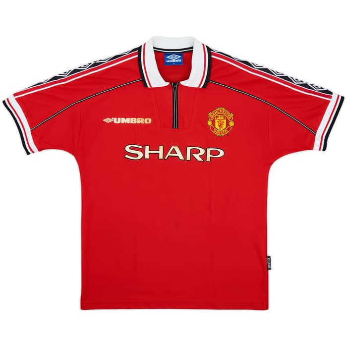 1998-00 Manchester United Home Shirt Yorke #19 - 6/10 - (M)