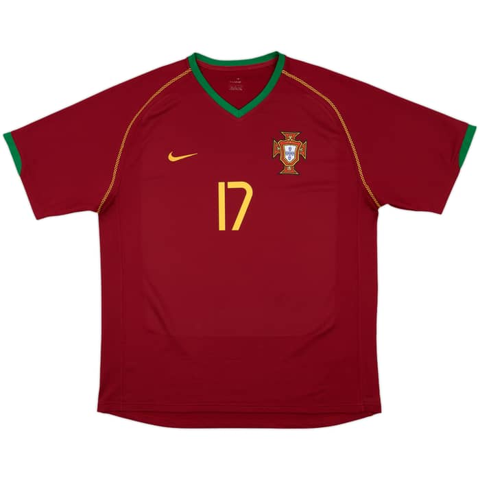 2006-08 Portugal Home Shirt C.Ronaldo #17 - 8/10 - (XL)