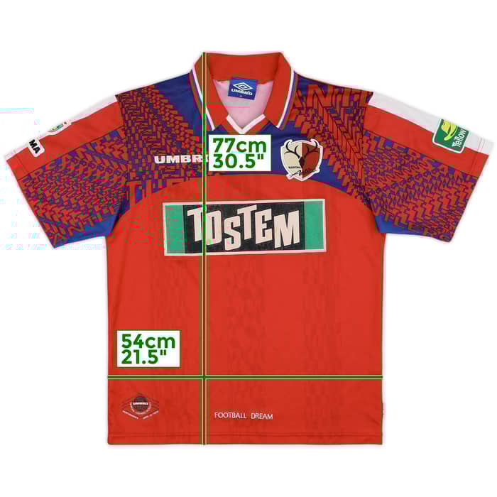 1997 Kashima Antlers Home Shirt - 7/10 - (M)