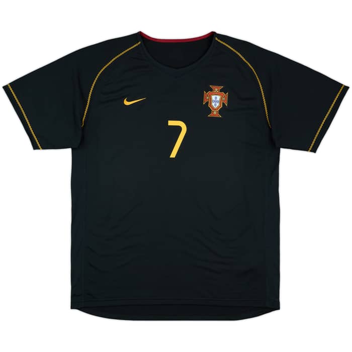 2006-07 Portugal Away Shirt Figo #7 - 8/10 - (XL)