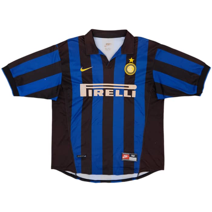 1998-99 Inter Milan Home Shirt Ronaldo #9 - 6/10 - (M)