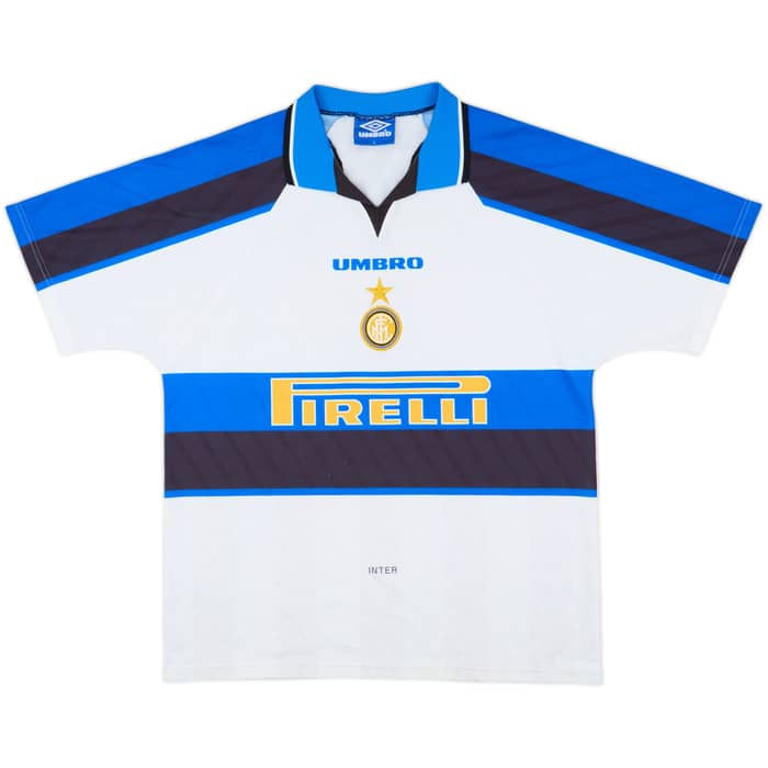 1996-97 Inter Milan Away Shirt Zanetti #4 - 9/10 - (L)