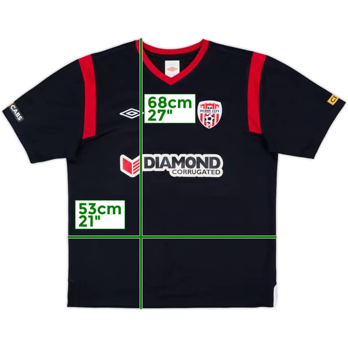 2013-15 Derry City Away Shirt - 8/10 - (L)