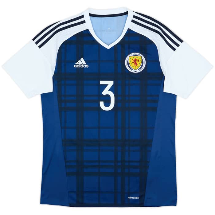 2016-17 Scotland Maillot Domicile Robertson #3 - 6/10 - (S)