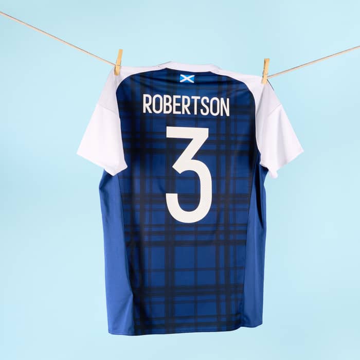 2016-17 Scotland Maillot Domicile Robertson #3 - 6/10 - (S)