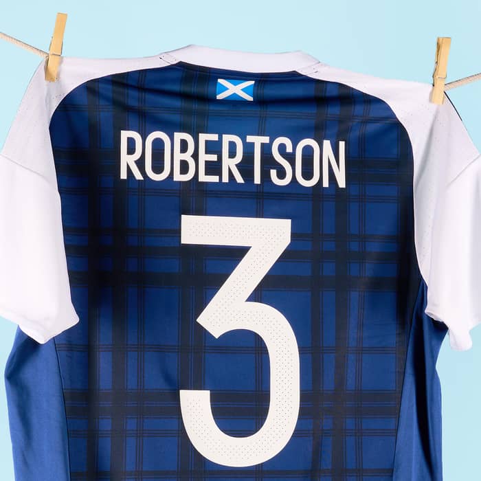 2016-17 Scotland Home Shirt Robertson #3 - 8/10 - (S)