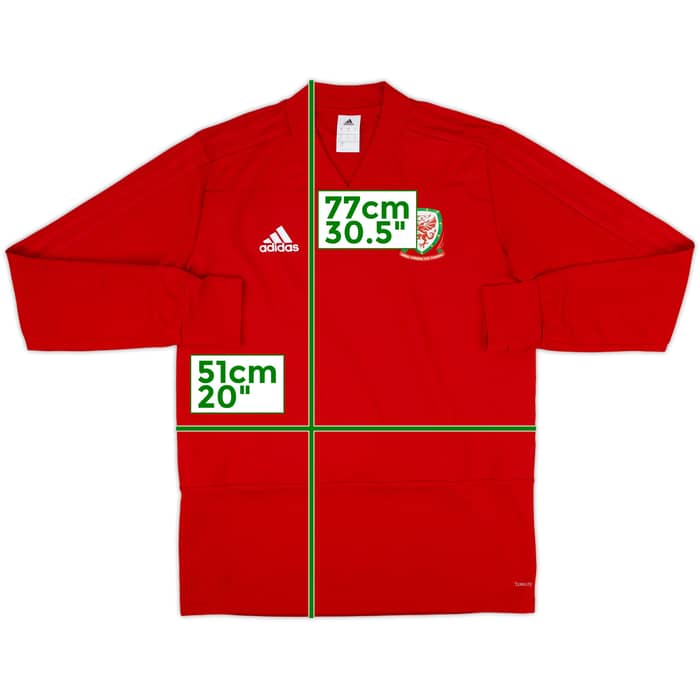 2018-19 Wales adidas Drill Top - 10/10 - (M)
