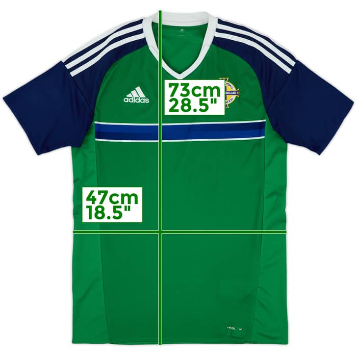 2016-17 Northern Ireland Home Shirt - 8/10 - (S)