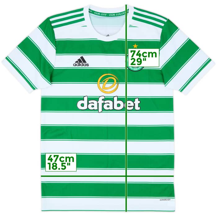 2021-22 Celtic Home Shirt - 10/10 - (S)
