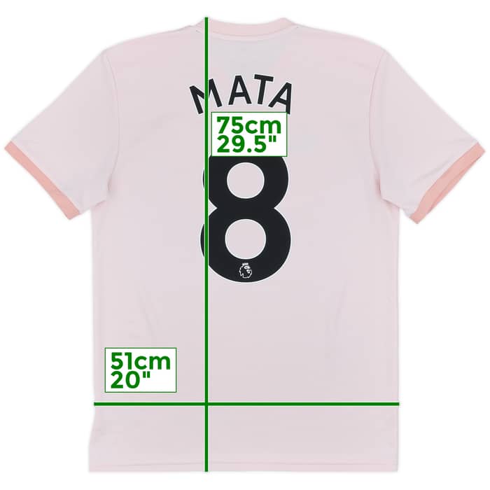 2018-19 Manchester United Away Shirt Mata #8 - 8/10 - (M)