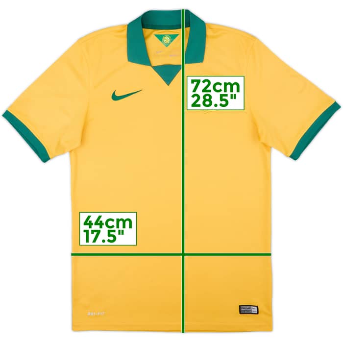 2014-15 Australia Home Shirt - 8/10 - (S)