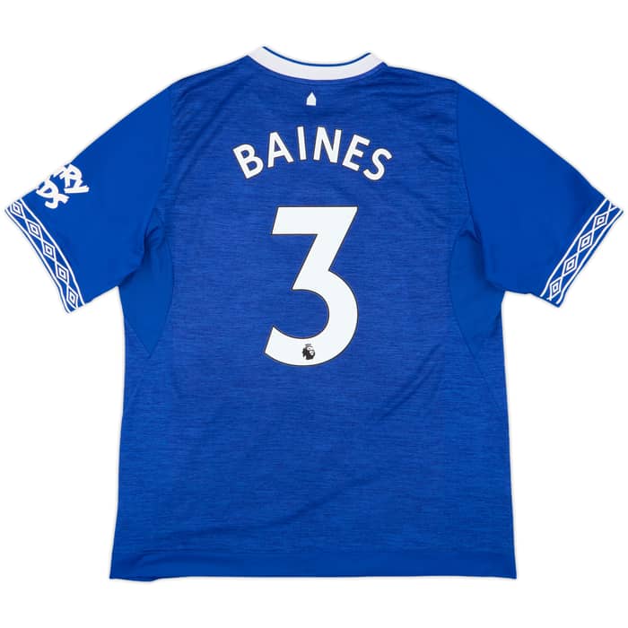 2018-19 Everton Home Shirt Baines #3 - 8/10 - (XL)