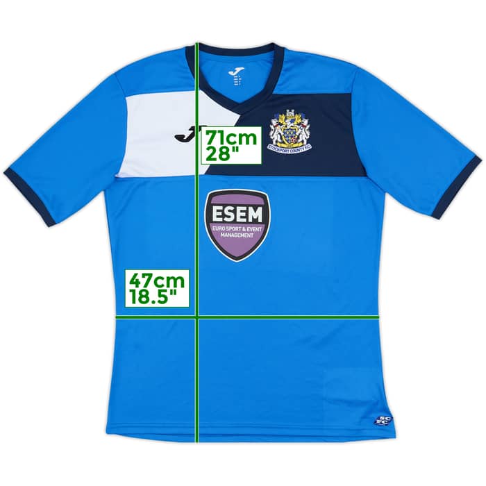 2017-18 Stockport County Home Shirt - 7/10 - (S)