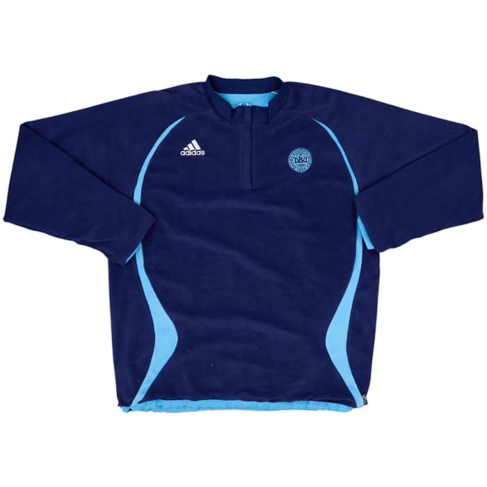 2005-06 Denmark adidas Reversible 1/2 Zip Track Jacket - 6/10 - (XL)