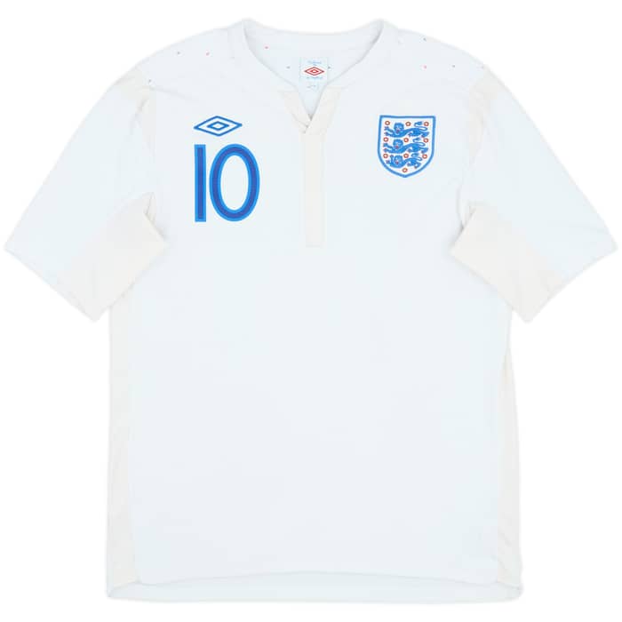 2010-11 England Home Shirt Rooney #10 - 8/10 - (L)