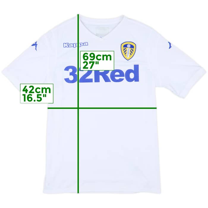 2018-19 Leeds United Home Shirt - 7/10 - (XS)