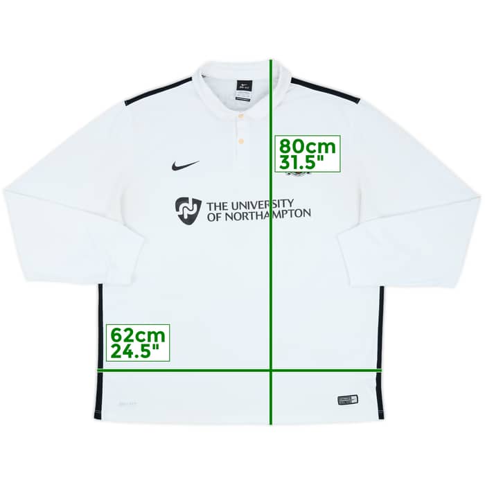 2016-17 Northampton Away L/S Shirt - 6/10 - (XXL)