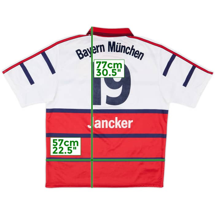 1998-00 Bayern Munich Away Shirt Jancker #19 - 8/10 - (L)