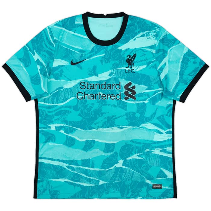 2020-21 Liverpool Away Shirt Virgil #4 - 8/10 - (XL)