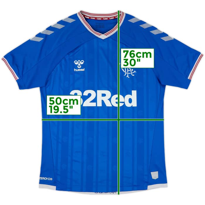 2019-20 Rangers Home Shirt - 8/10 - (L)