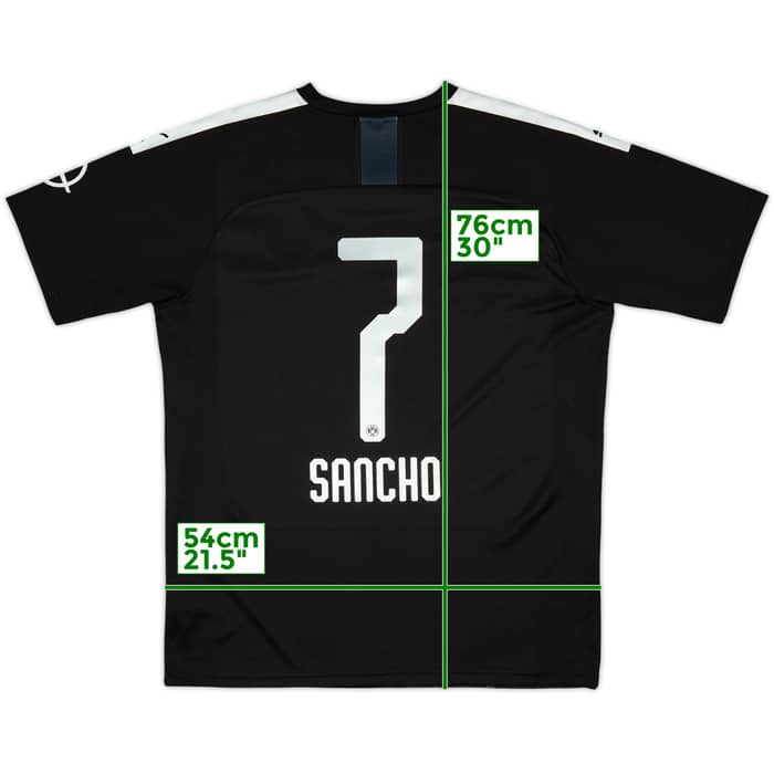 2019-20 Borussia Dortmund Away Shirt Sancho #7 - 10/10 - (L)