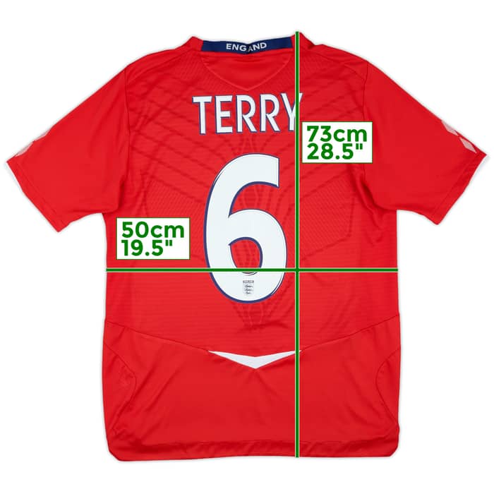 2008-10 England Away Shirt Terry #6 - 9/10 - (M)