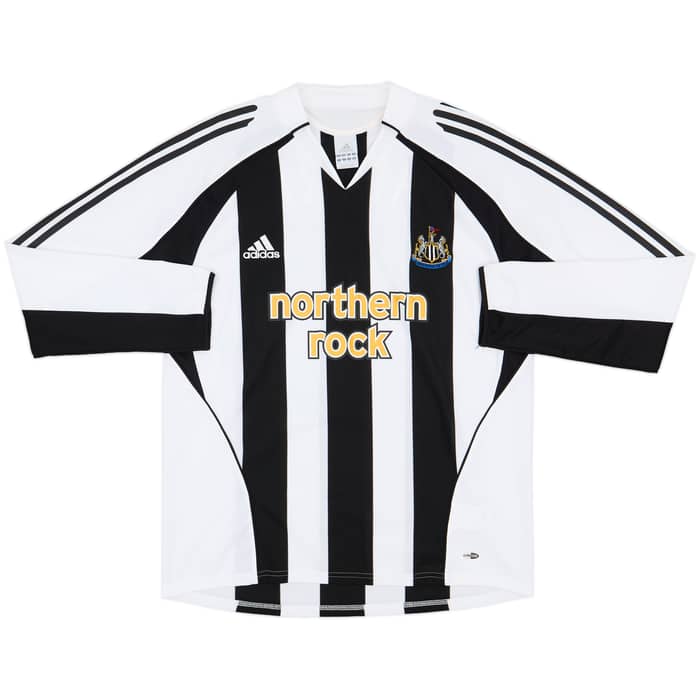 2005-07 Newcastle Home L/S Shirt Shearer #9 - 8/10 - (L)