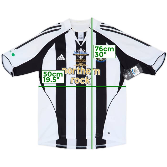 2006 Newcastle 'Alan Shearer Testimonial' Home Shirt (L)