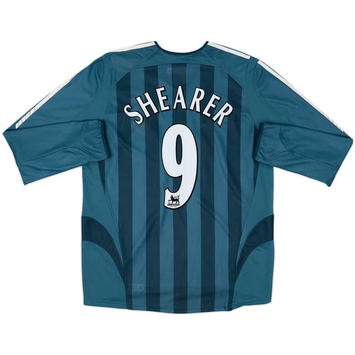 2005-06 Newcastle Away L/S Shirt Shearer #9 - 9/10 - (L)