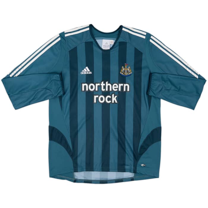 2005-06 Newcastle Away L/S Shirt Shearer #9 - 9/10 - (L)