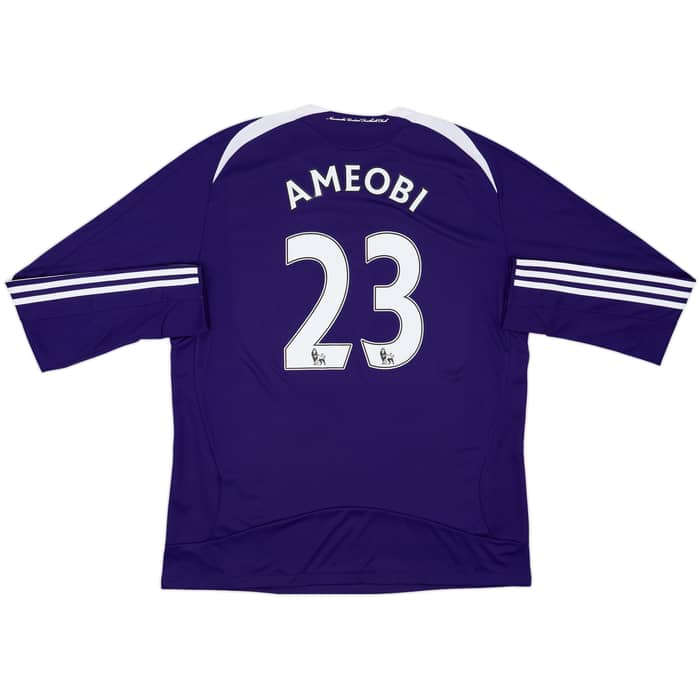 2008-09 Newcastle Away L/S Shirt Ameobi #23 - 8/10 - (XL)