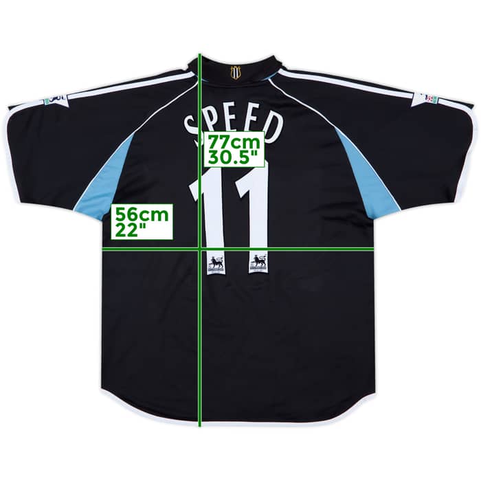 2000-01 Newcastle Away Shirt Speed #11 - 10/10 - (XL)