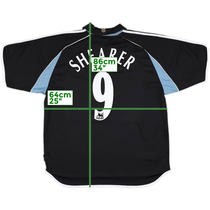 2000-01 Newcastle Away Shirt Shearer #9 (XL)