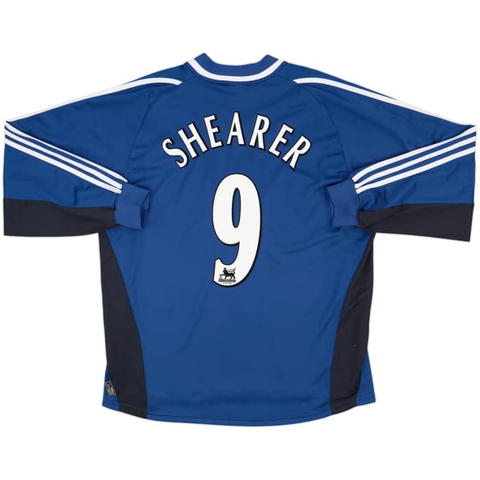 2001-02 Newcastle Away L/S Shirt Shearer #9 - 9/10 - (XL)