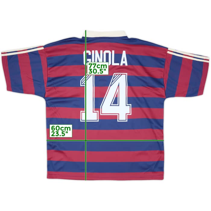 1995-96 Newcastle Away Shirt Ginola #14 (XL)
