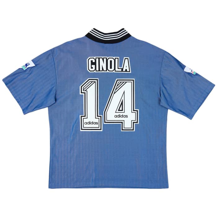 1996-97 Newcastle Away Shirt Ginola #14 - 9/10 - (XL)