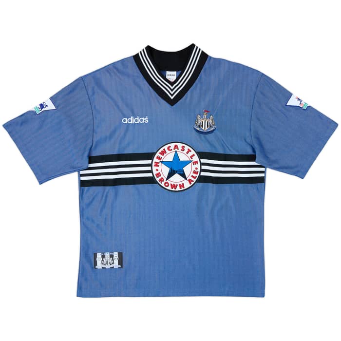 1996-97 Newcastle Away Shirt Ginola #14 - 9/10 - (XL)