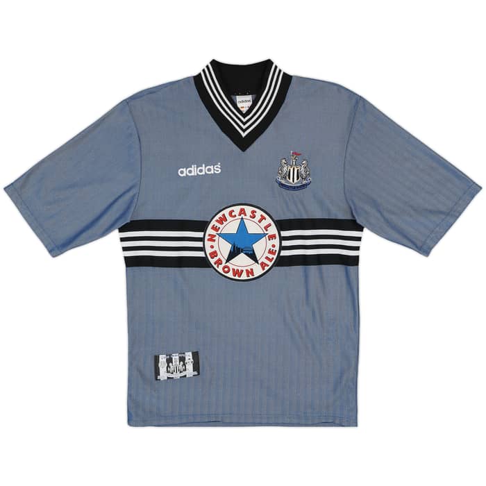 1996-97 Newcastle Away Shirt Shearer #9 - 8/10 - (S)