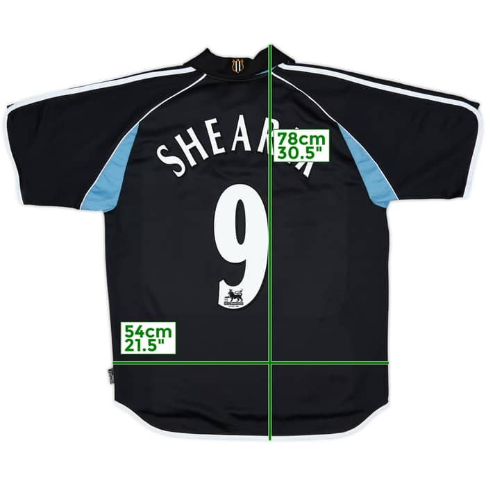 2000-01 Newcastle Away Shirt Shearer #9 - 10/10 - (M)