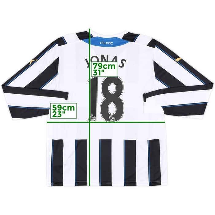 2013-14 Newcastle Home L/S Shirt Jonas #18 (L)