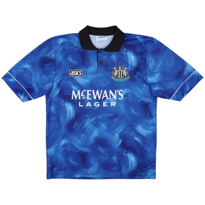 1993-95 Newcastle Away Shirt Cole #9 - 9/10 - (M)