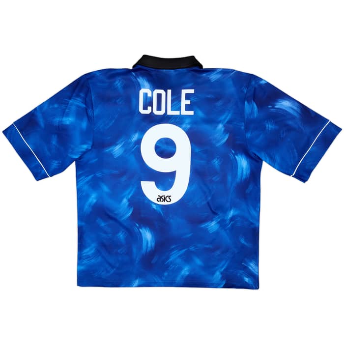 1993-95 Newcastle Away Shirt Cole #9 - 8/10 - (L)