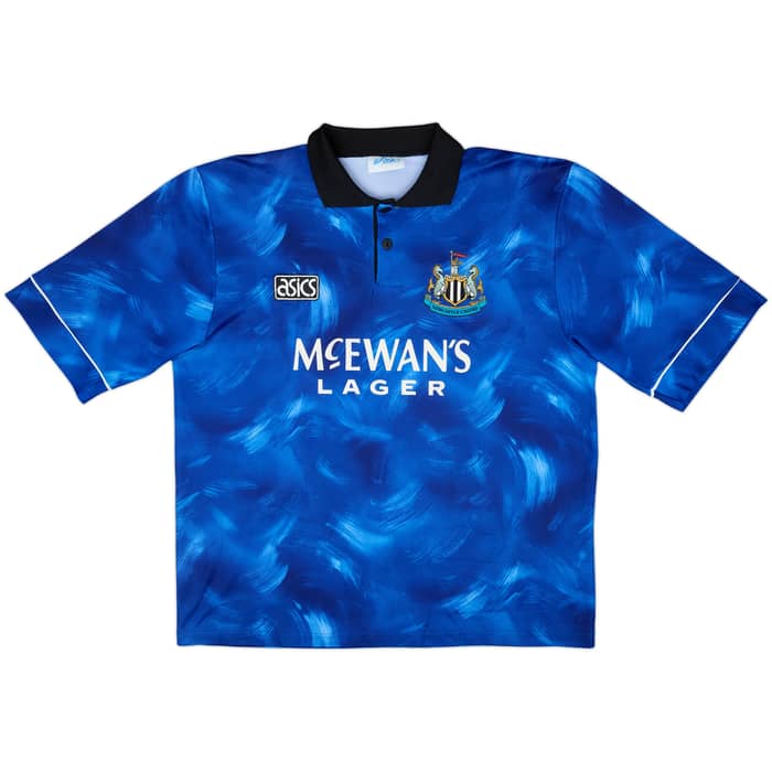 1993-95 Newcastle Away Shirt Cole #9 - 8/10 - (L)