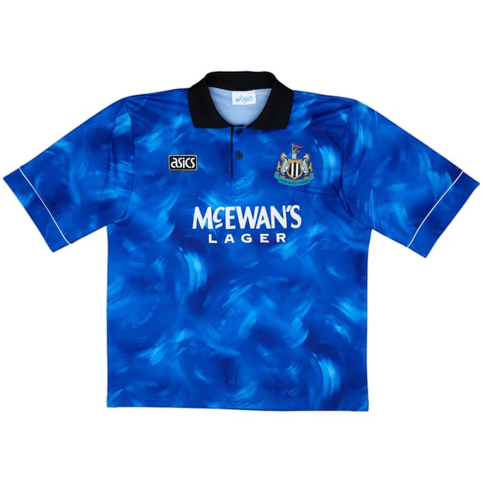 1993-95 Newcastle Away Shirt Cole #9 - 9/10 - (L)